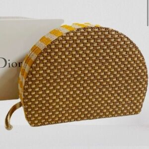 DIOR Limited Rare Novelty Bohemian Clutch Bag Riviera beauty line